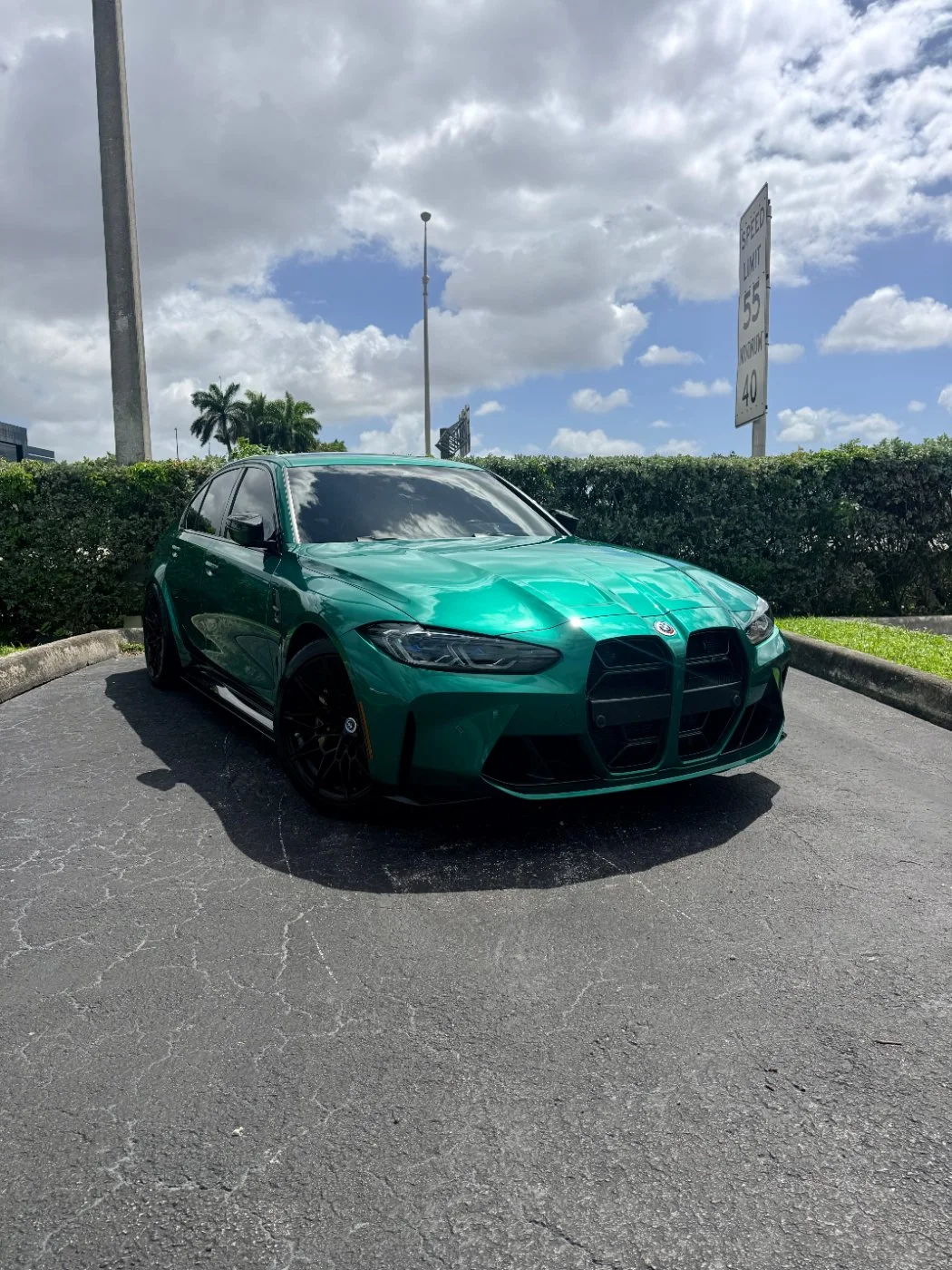 BMW M3 Comp Green W Exhaust