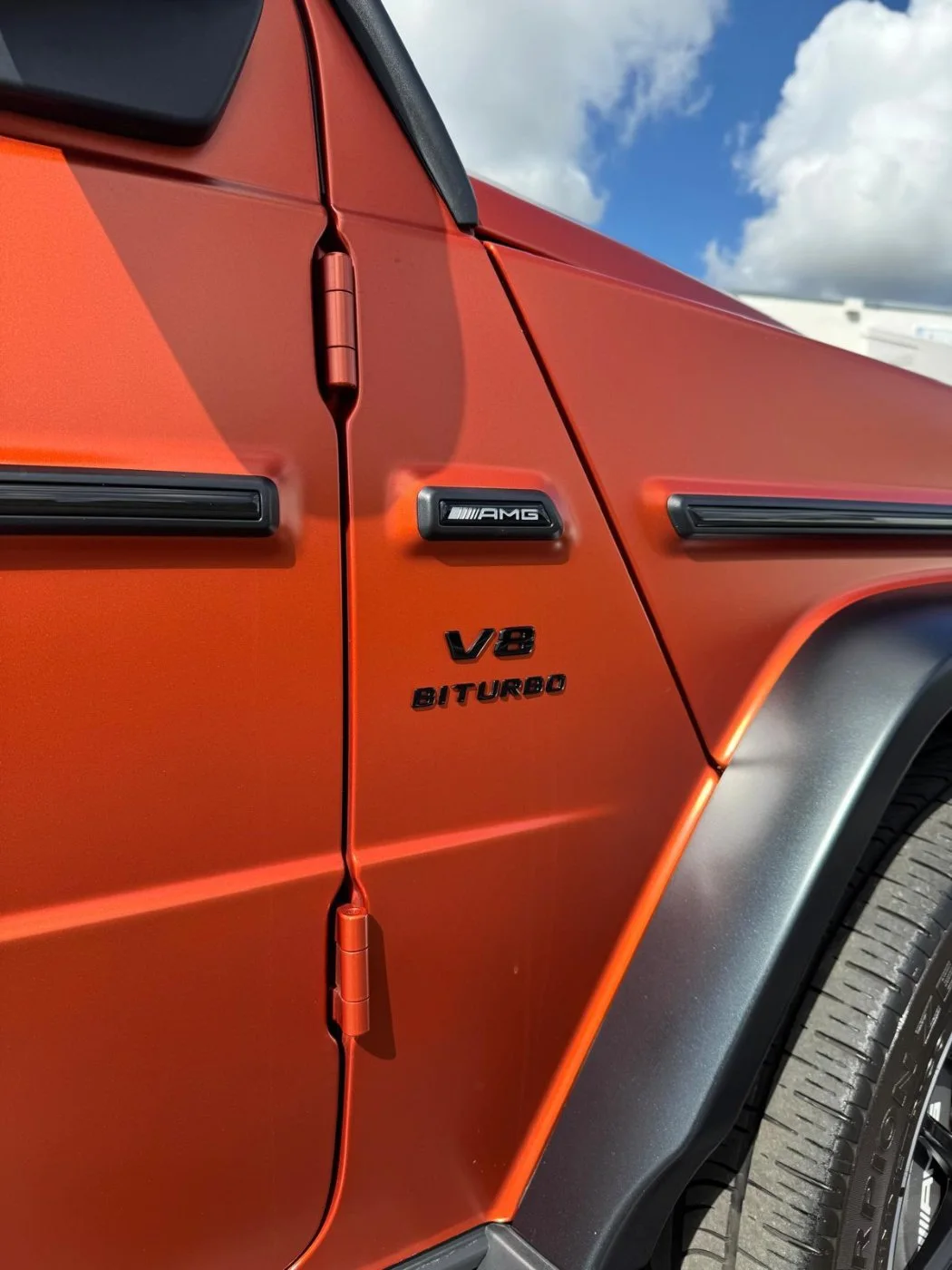 Mercedes G63 Matte Orange w black interior
